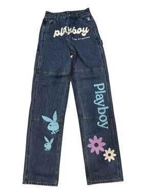 Playboy by Pacsun Graphic Carpenter Jeans Size 24